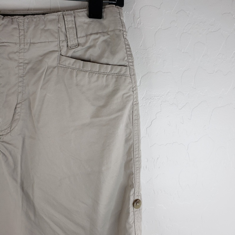 Columbia Sportwear Co Shorts Women's 4‎ Beige Cargo Roll-Up Hiking Shorts AL4360 - Picture 6 of 11